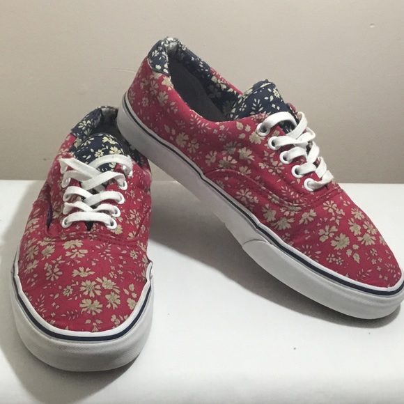 red flower vans
